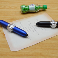 Stylo multifonction LED écologique personnalisé, cadeau promotionnel pour les entreprises et les écoles, stylet tactile en plastique, spinner pour les doigts
