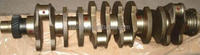 Vilebrequin de moteur pour Benz en acier allié moulé OM355 OM352 OM314 Bus OM360 Bus OM457 Surface de haute qualité Nitruration dure