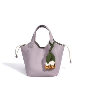 Nouveauté 2026 Sacs à main pour femmes en cuir véritable, style décontracté et moderne, imperméables, portables, porté épaule et bandoulière, grain litchi, modèle Two - Product Image 3