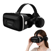 Lunettes VR Premium avec casque audio, supportant des écrans jusqu'à 7,2 pouces, vision claire, accessoires de casque VR améliorés sans chromaticité.