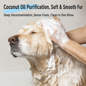 Shampooing de toilettage pour animaux de compagnie, formule <span class=keywords><strong>anti</strong></span>-démangeaisons et désodorisante pour chiens Bichon, Teddy, Pomeranian et chats - Product Image 3