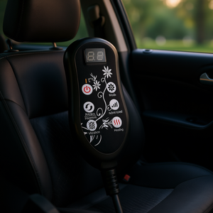 Almohadilla de masaje Shiatsu con calor y amasamiento 3D para uso en coche o en casa 110v60hz 25w - Product Image 2