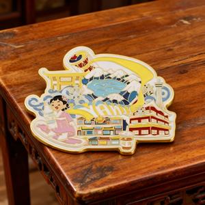 Aimants de réfrigérateur en métal noir personnalisés avec des motifs de dessins animés mignons, adaptés aux cadeaux promotionnels - Product Image 6