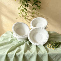 10 16 18 23 32 24oz transparante plastic verpakking fruit schaal doos voor onderweg ronde wegwerp dessert schaal