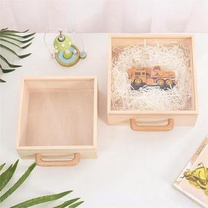 Caja de regalo de madera, caja para recuerdos de boda, caja de almacenamiento portátil para damas de honor/mejores amigas, caja de regalo artística - Product Image 3
