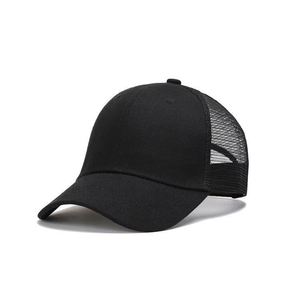 Factory Customized Logo 6 Panel Cotton Adjustable Size Snapback Hat Men Women Sport <b>Mesh</b> Baseball Hats - Product Image 1