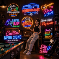 Enseigne néon LED personnalisée, logo et nom sur mesure, lumière néon pour décoration murale de boutique, mariage, anniversaire, bar