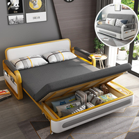 Muebles de Salón, Sofá Cama Convertible Plegable, Sofá Cama Esquinero con Almacenamiento