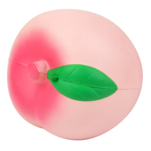 Pu Peach <b>Squishy</b> Toy 10cm Slow Rebound Fidget Stress Relief For Kids Unisex - Product Image 3