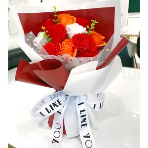 Роскошная фабрика, оптовая продажа, подарки на День Святого Валентина, настоящие навсегда сохранившиеся розы, цветок с сумкой