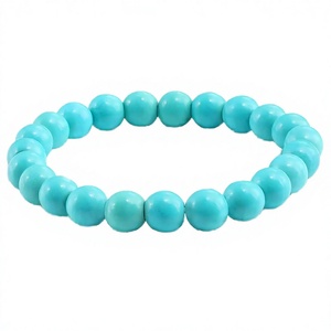 Best Selling Geometric Bohemian Style <b>Beaded</b> <b>Bracelet</b> for Unisex Anniversary Gift with Turquoise and Natural Stones - Product Image 1