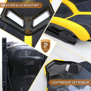 Asientos Deportivos de Carreras Estilo <span class=keywords><strong>SVJ</strong></span>, Asientos de Fibra de Carbono Seca para <span class=keywords><strong>Lamborghini</strong></span> <span class=keywords><strong>Aventador</strong></span> LP700 LP720 LP750 - Product Image 3