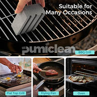Brique de nettoyage pour barbecue de qualité supérieure, réutilisable, non toxique, de qualité restaurant, gris, facile à manipuler, en promotion