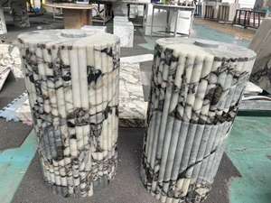 Évier en marbre naturel de taille personnalisée, le plus moderne de 2024, avec MOQ 1 ensemble, prix du mobilier en marbre, meuble-lavabo en marbre pour salle de bain - Product Image 5