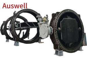 Vanne à boisseau sphérique à actionnement électrique Auswell (double fonctionnement : électrique + manuel) - Connexion à bride - Product Image 5