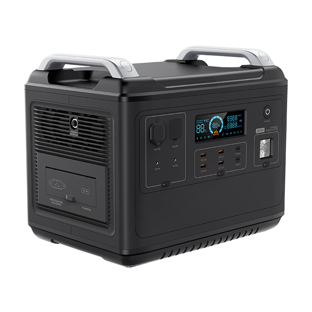 2000W Solar Portable Power Station Energy Saving LifePo4 Battery 4000W Peak Power 100W Type C 220V System for Home Appliance Use