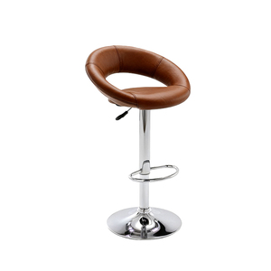 Tabouret haut moderne pivotant réglable, mobilier de <span class=keywords><strong>cuisine</strong></span> moderne, <span class=keywords><strong>chaise</strong></span> de bar en velours - Product Image 1