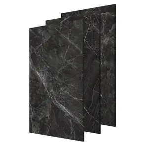 750x1500mm Fashion tiles large format black with white veins marble look porcelain tile