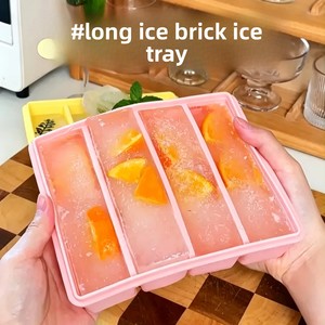 Molde para Cubitos de Hielo Largos, de Silicona de Grado Comercial, Tamaño Grande, para Hacer Cubos de Hielo en Forma de Vaso Collins para Whisky - Product Image 1