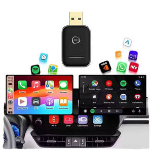 2025 Новинка 2 в 1 Мини-Usb беспроводной автомобильный адаптер для Android для игры в автомобиль смарт-приставка Carplay ключ для большинства автомобилей iphone - Product Image 1