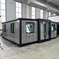 Fabricant chinois de maisons conteneurs préfabriquées extensibles de 20 pieds et 40 pieds, maison conteneur modulaire à 2 chambres, maisons conteneurs personnalisées