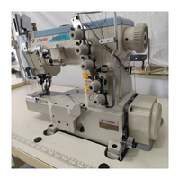 Machine à coudre à lit cylindrique série Pegasus W600 Machine à coudre à point de recouvrement utilisée Machine à coudre industrielle à emboîtement W662