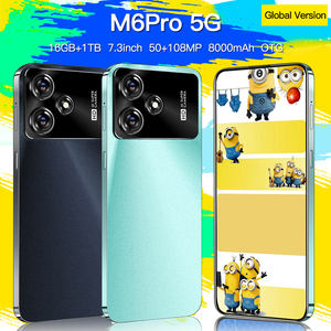 M6pro สมาร์ทโฟน4G แอนดรอยด์<span class=keywords><strong>11</strong></span> 5G ปลดล็อกที่เก็บข้อมูล<span class=keywords><strong>16</strong></span> + 1TB 6.8นิ้ว LTE Deca Core สำหรับสเปน - Product Image 3
