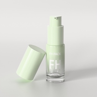 Runde, dickwandige, mattierte Glaslotionflasche 30ml