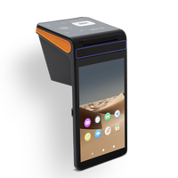 Terminal POS Inteligente con Pago sin Contacto, Dispositivo SoftPOS NFC USB Android 13, Impresora Térmica de 80 mm, Tarjeta SIM, Mini Máquina POS Móvil
