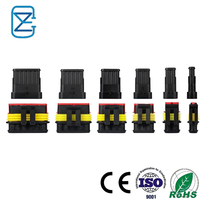 Connecteur Électrique Automobile Étanche IP68 en Cuivre 1/2/3/4/5/6 Broches, Mâle/Femelle, Fiche et Prise Scellées pour Câblage Multi-Cœurs