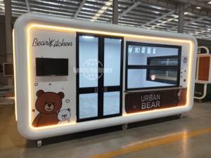 Chinese Retro Ice Cream Fast Food Truck Cart Coffee Consession Trailer <b>for</b> Sale Usa in China - Product Image 4