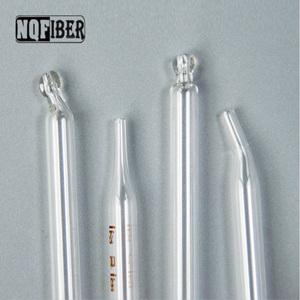 NQFIBER Vente en gros 1ml 2ml 3ml Tubes goutteurs sphériques Tube de verre de laboratoire Pipette Pasteur numérique en verre avec tête d'ampoule en caoutchouc - Product Image 1