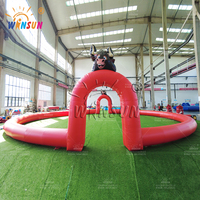 Winsun - Barrera Inflable Comercial para Juegos, Pared de Seguridad para Pistas de Go Karts, Castillo, Excelente para Actividades al Aire Libre, Material de PVC