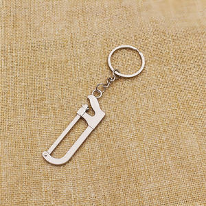 فتاحة زجاجات صغيرة بالجملة من ماركة KQ طراز KQ-188، قلادة معدنية أنيقة بتصميم من السبائك، هدية ترويجية مطبوعة بالحفر البارز - Product Image 6