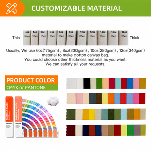 <span class=keywords><strong>Sac</strong></span> fourre-tout en toile <span class=keywords><strong>de</strong></span> coton personnalisable, vierge, coloré, réutilisable, avec poignées – Promotion usine à prix abordable - Product Image 5