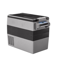 Réfrigérateur-congélateur portable pour voiture 55L DC 24V 12V Compresseur Camping Réfrigérateur de voiture