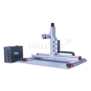 600*600mm 1300*1300mm büyük boy çalışma alanı lazer işaretleyici büyük Format Fiber lazer işaretleme makinesi