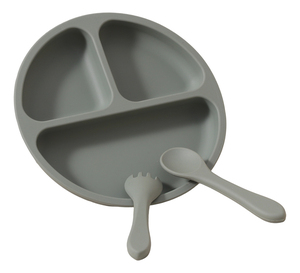 Ensemble d'alimentation pour bébé : bol à ventouse en silicone, tasse à bec, bavoirs et assiette souple en silicone de qualité alimentaire - Product Image 4