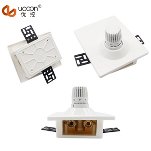 Vannes de <span class=keywords><strong>radiateur</strong></span> thermostatiques en laiton durables UCOON, système de chauffage au sol électrique, design contemporain, certifié CE, garantie de 3 ans - Product Image 3