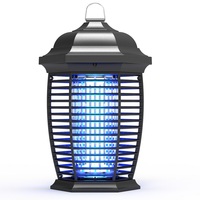 Exterminador de insectos al aire libre, 18W, Sensor de luz de Crepúsculo a amanecer, Exterminador de insectos eléctrico para interior