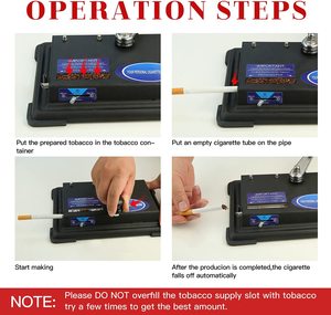 Cổ Điển Tay Hoạt Động Xì Gà Cây Gai Dầu Hút Thuốc Giấy Gói Máy 8Mm Mỏng Thuốc Lá Cuộn Riêng Bạn Thuốc Lá Điền Cán Máy - Product Image 6