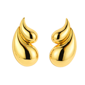 Gemnel Sade 925 orecchini pendenti placcati in oro o rodiato, eleganti orecchini pendenti leggeri - Product Image 1