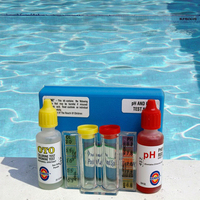 Kit de test de la qualité de l'eau de piscine, comprenant des réactifs de test du pH, du chlore résiduel et de l'OTTO, pour les spas et les piscines pour enfants