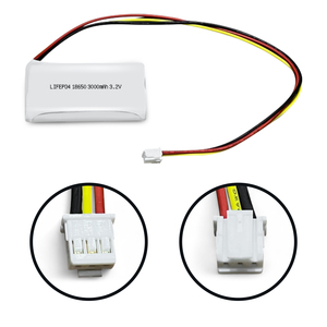 JINTION 3.2V 3000mAh LiFePO4 Baterai Pengganti Lampu Darurat untuk Tridonic 28002319 2B CON - Product Image 3