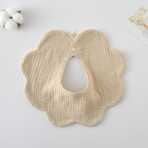Nouveau Ins réversible bébé bavoirs ensemble infantile bave serviette sucette chaînes bouton pression fermeture coton bavoirs imprimé motif tout-petits - Product Image 2