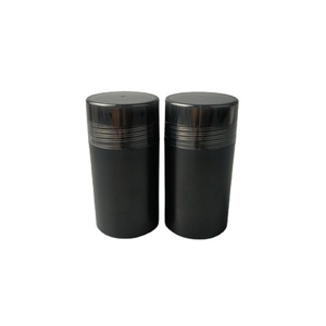 Bâtonnets de déodorant en plastique de forme ronde bouteille contenant 50g/poudre noire brillante vaporisateur déodorant emballage de bouteille vide - Product Image 1