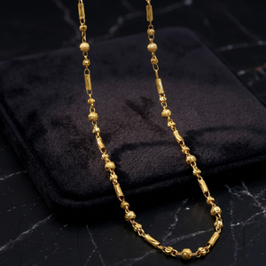 สร้อยคอทองชุบไมครอน 14K 18K 24K แบบขายส่ง พร้อมจี้ทรงกลม ดีไซน์โซ่แบบท่อสุดเก๋ สร้อยคอแฟชั่น - Product Image 5