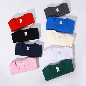 T-shirt unisexe à col rond avec logo personnalisé, en coton, à manches courtes, pour la publicité d'entreprise - Product Image 6
