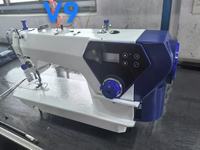 Machine à coudre industrielle professionnelle à entraînement direct, point noué, aiguille simple, haute vitesse, haute précision, pied presseur BR-V9-D1