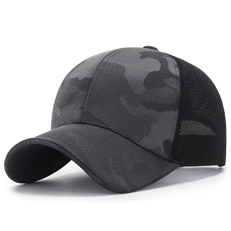 Men's Trucker Hat Outdoor Simple Baseball Sunshade Golf Hats Factory Supply 4 Colors Sports Caps Canvas OEM Service Fashion Cap